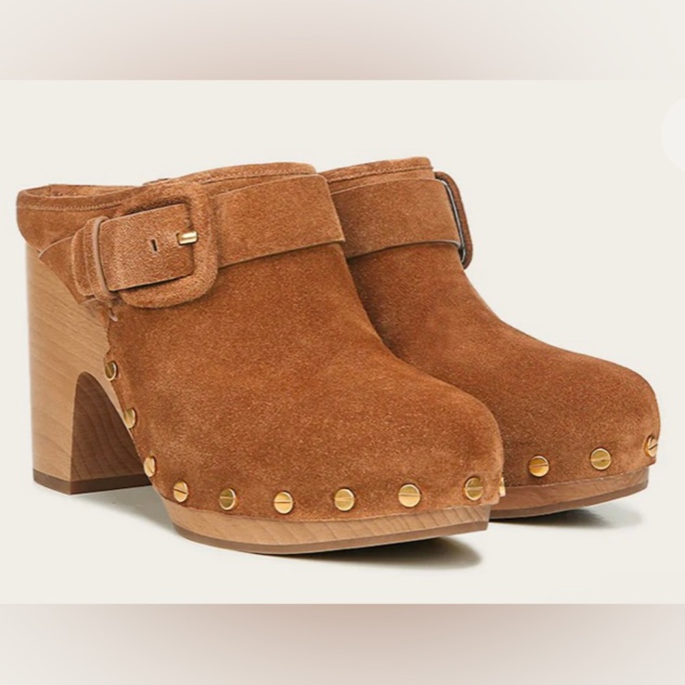 Veronica Beard Dacey Clog Pecan 8.5